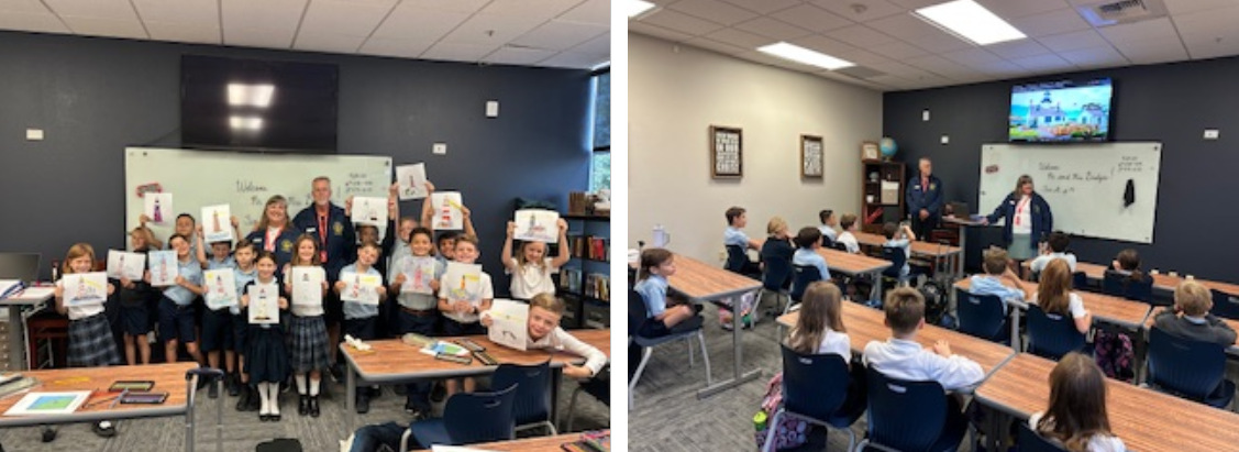 inside the classroom with our volunteers